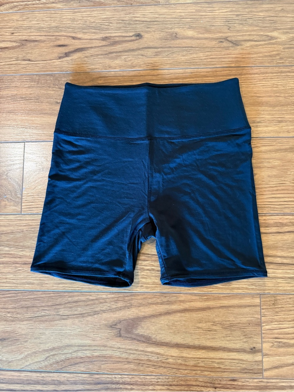 PARADE Black High-Waist Bike Shorts with Supportive Waistband